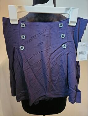 Free People Private Skool Pleated Mini Skirt Size 0 - BNWT